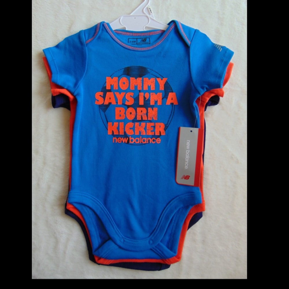 New Balance Pack of 3 Body Suit New with Tags
